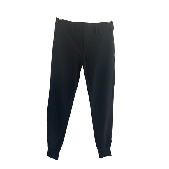 Vince Womens Size 0 Trousers Black Pants Wool Blend Joggers Belt Loops #6052 - Picture 1 of 11